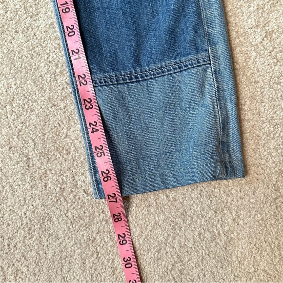 Paige Patchwork Crop Jeans, Size 27 - Picture 7 of 10